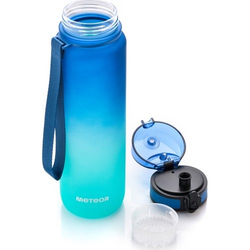 Sports water bottle meteor 1000 ml dark green - Blue || Turquoise