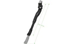 FORCE kickstand 22-29", center-mount, adjustable (aluminium, black)