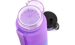 Sportinė gertuvė Meteor 1000 ml tamsiai žalia - Žalsvai mėlyna || Violetinė