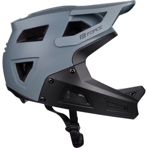Šalmas FORCE Drop // dydis: L - XL (58-61 cm) (juoda/pilka)