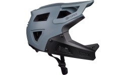 Šalmas FORCE Drop // dydis: L - XL (58-61 cm) (juoda/pilka)