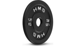 CAST IRON WEIGHT PLATE TCN HMS – GYM BARBELL PLATE FOR STRENGTH TRAINING - 1.25kg