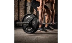 CAST IRON WEIGHT PLATE TCN HMS – GYM BARBELL PLATE FOR STRENGTH TRAINING - 2,5kg