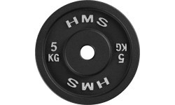 CAST IRON WEIGHT PLATE TCN HMS – GYM BARBELL PLATE FOR STRENGTH TRAINING - 5kg
