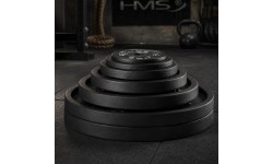 CAST IRON WEIGHT PLATE TCN HMS – GYM BARBELL PLATE FOR STRENGTH TRAINING - 10 kg