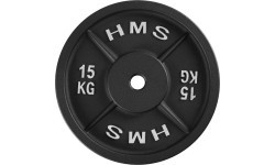 Чугунный диск для штанги TCN HMS, 1,25 кг - 15 кг