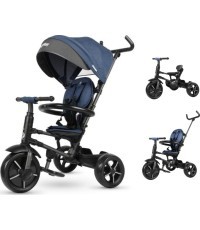 Children’s Tricycle w/ Push Handle QPlay Rito Star - Blue