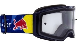 Motokroso akiniai Red Bull Spect Torp, mėlyni, skaidrus lęšis