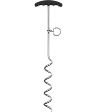 Spiral Tent Peg Metal with plastic handle ca. 45 cm