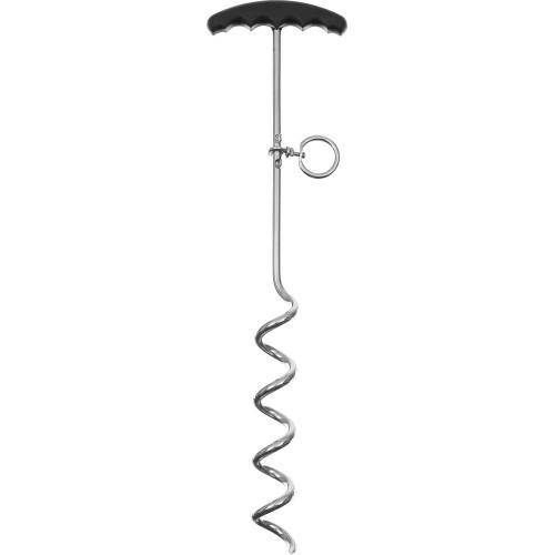 Spiral Tent Peg Metal with plastic handle ca. 45 cm