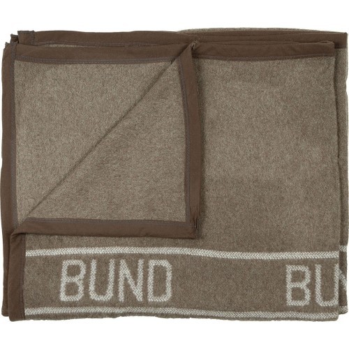 BW Wool Blanket brown ca. 220 x 130 cm