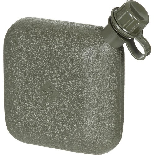 US Canteen angular with cover OD green 2 Qt