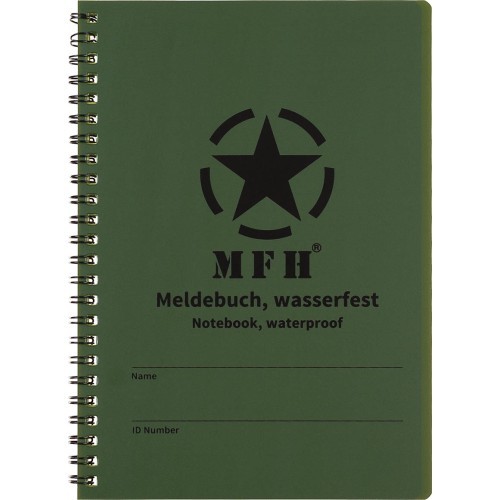 Notebook waterproof  spiral binding