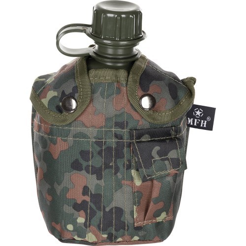 US Plastic Canteen 1 l  cover BW camo BPA free