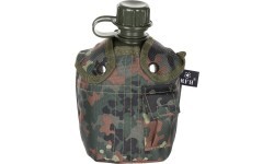 Пластиковая фляга US 1 л с чехлом BW camo, без BPA