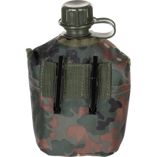 Пластиковая фляга US 1 л с чехлом BW camo, без BPA
