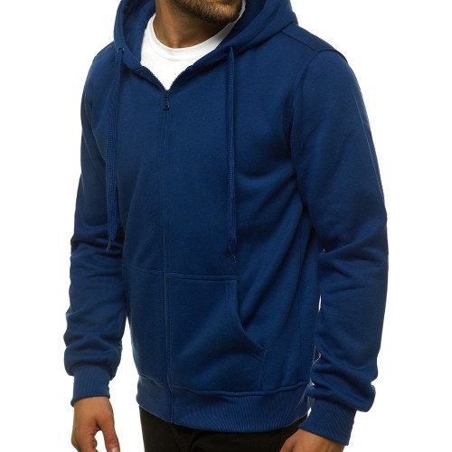 Мужская флисовая толстовка J.Style Navy 68B2008-66