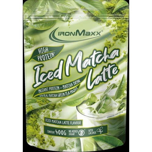 IronMaxx Iced Matcha Latte 400 г (протеиновый напиток матча)