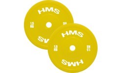 Комплект олимпийских технических дисков TPP PE 2 x 1,5–5 кг (18 кг) HMS