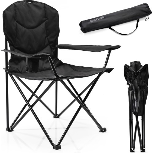 Meteor hiker folding chair - Black