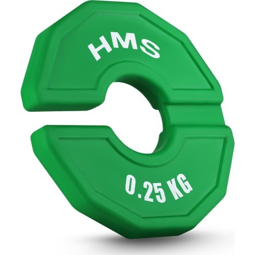 TSN PLATE FOR STRENGTH AND FITNESS TRAINING OVERLAY TYPE HMS - 2x0.25kg