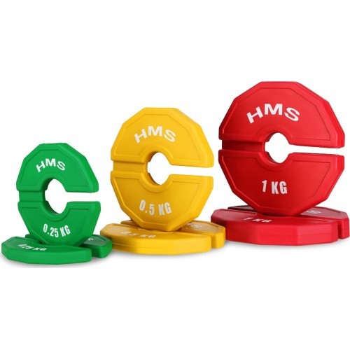 TSN PLATE FOR STRENGTH AND FITNESS TRAINING OVERLAY TYPE HMS - 2x0.5kg