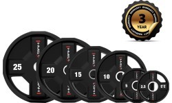 TPC olimpinis poliuretaninis diskas CPU HMS - 25 kg
