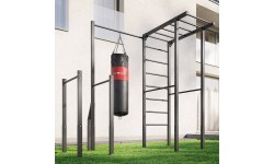 Lauko kopėčios + skersinis su krepšio laikikliu + rankenos atsispaudimams (ilgas) MO-Z5 - Marbo Sport