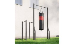 External pull-up bar with bag holder and long dip handrails MO-Z2 - Marbo Sport