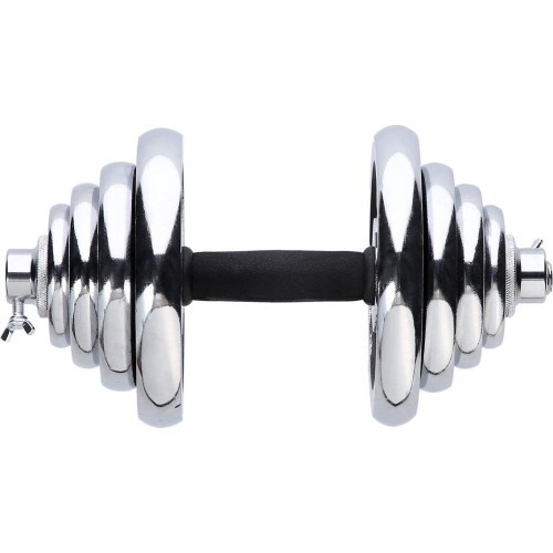 Chrome Dumbbell Set In Suitcase HMS STC50 2x25kg
