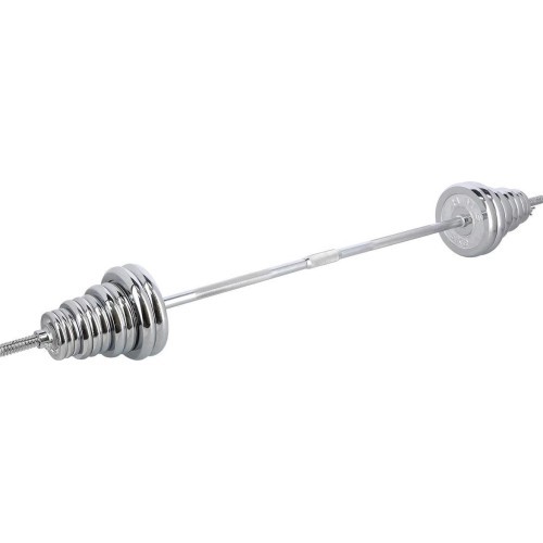 Chrome Dumbbell Set In Suitcase HMS STC50 2x25kg