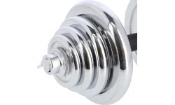 Chrome Dumbbell Set In Suitcase HMS STC50 2x25kg