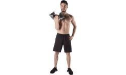 Chrome Dumbbell Set In Suitcase HMS STC50 2x25kg