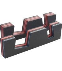 YATE Stojan na terčovnice 7+14cm, pěna 60x18cm (set 2 ks)