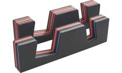 YATE stovas taikinių gaudyklėms 7+14 cm, putos 60x18 cm (2 vnt. rinkinys)