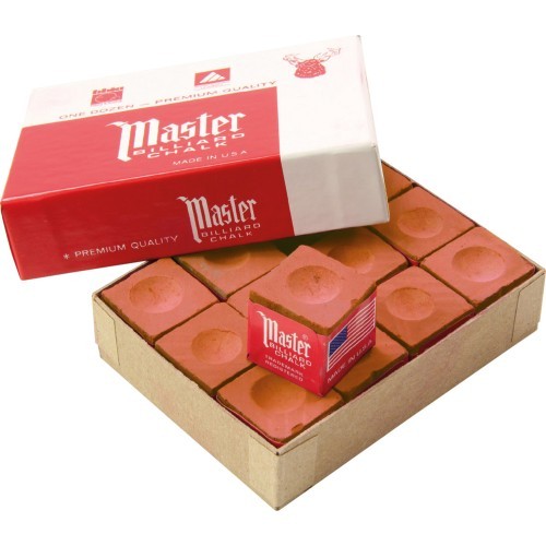 Biliardo kreida Master Rust, 12 vnt.