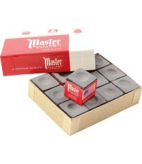 Бильярдный мел Master Charcoal, 12 шт.
