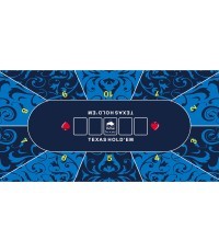 Buffalo Poker table top cloth blue 180x90cm 3mm