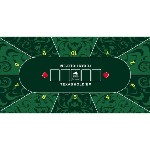 Pokerio stalo danga Buffalo, žalia, 180x90 cm 3 mm