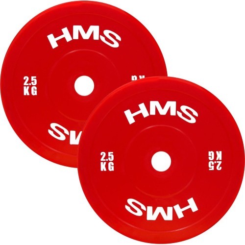 TPP01 желтый PE диск для штанги 2 x 1,5 кг HMS - 2 х 2,5 кг