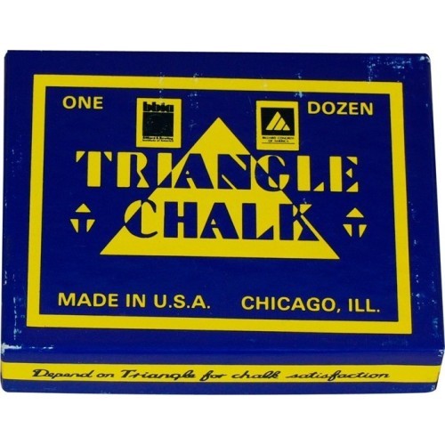 Biliardo kreida Blue Triangle, 12 vnt.