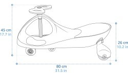 Automobiliukas Swing Car Swingo - Rožinė