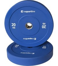 Резиновый диск для штанги inSPORTline Bumper Plate Go 20 kg 50 mm
