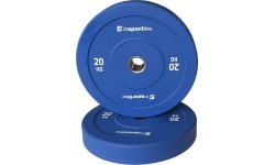 Rubber Weight Plate inSPORTline Bumper Plate Go 20 kg 50 mm