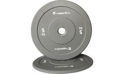 Rubber Weight Plate inSPORTline Bumper Plate Go 5 kg 50 mm