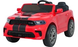 Elektromobilis Dodge Durango, raudonas