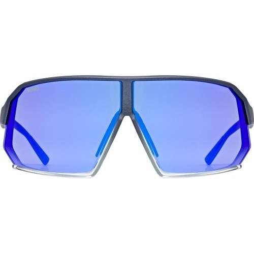 Солнцезащитные очки Uvex sportstyle 237, металлик синий-прозрачный / зеркальный фиолетовый