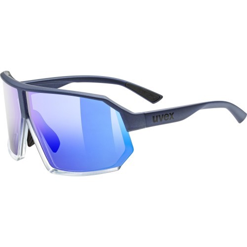 Akiniai Uvex sportstyle 237 metallic blue-clear / mirror purple