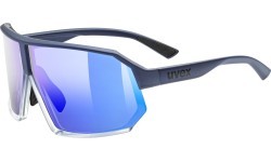 Akiniai Uvex sportstyle 237 metallic blue-clear / mirror purple