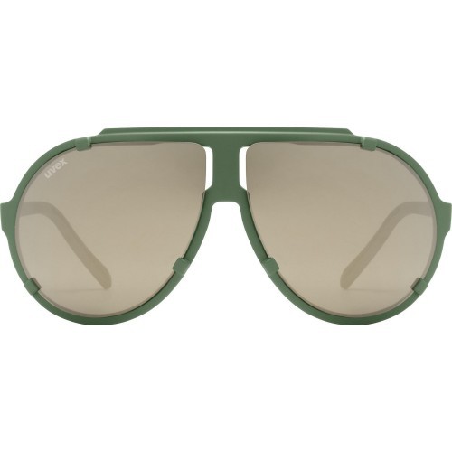 Akiniai Uvex esntl pina moss green matt / gold mirror